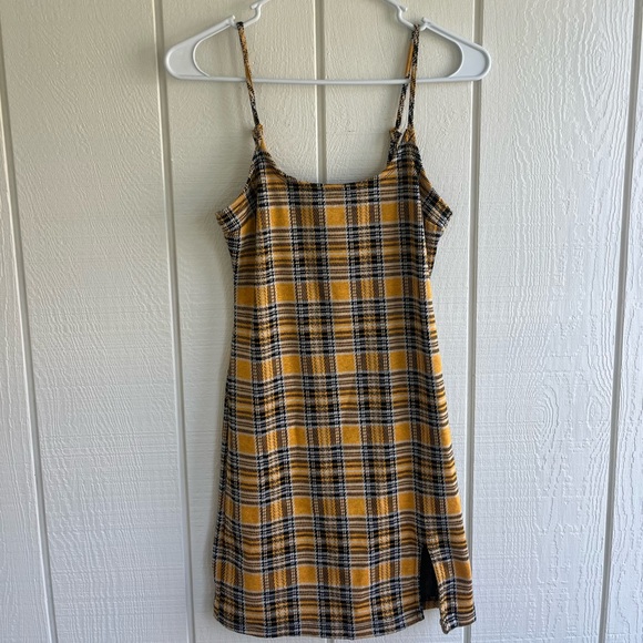 Rue21 Dresses & Skirts - Rue21 Yellow and Blue Slip Mini Dress